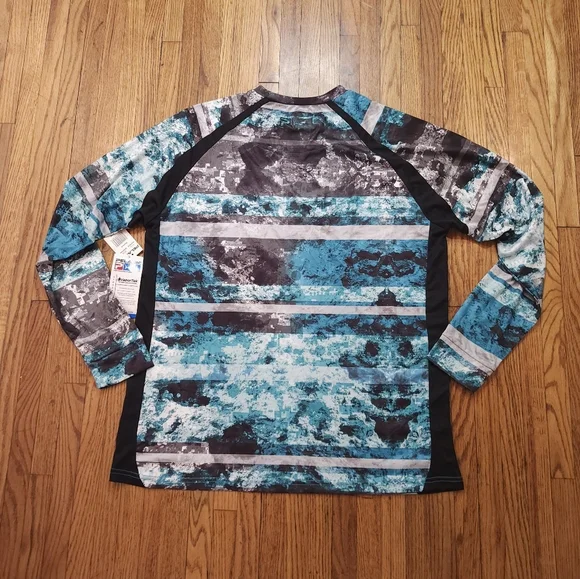 Pelagic VaporTek Mens long Sleeve performance Shirt Size M NEW Fishing Uv Cool - Picture 7 of 8